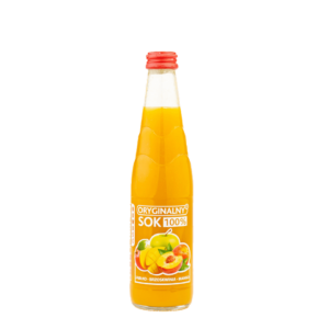 Naturalny sok jabłko-brzoskwinia-mango 100% 0,33L